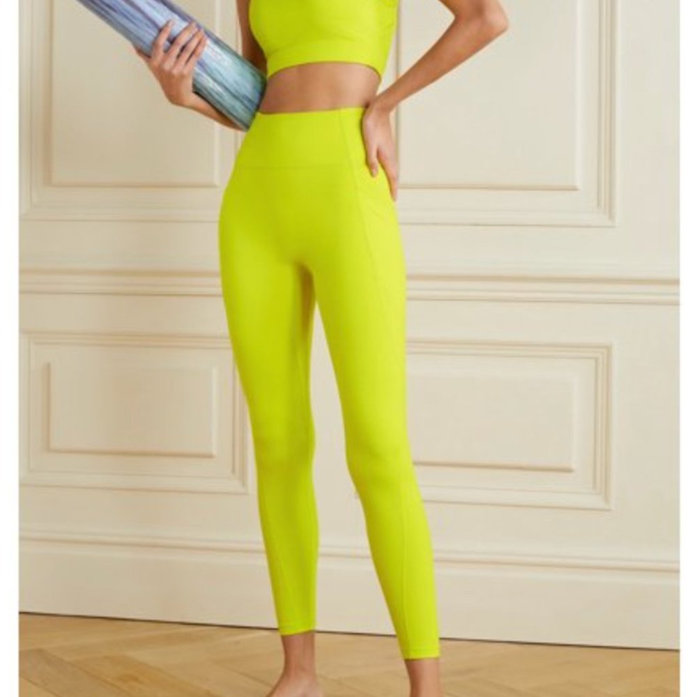 Bandier Le Ore CITRON Lucca High Rise Pocket Leggings